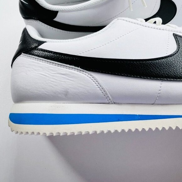 Nike Cortez '23 Men's Size 13 White Black Photo Blue  Sneakers DM4044-100 - Picture 14 of 14
